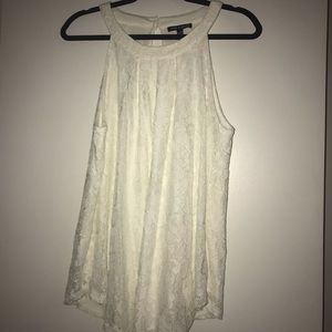 Lace/crochet top white